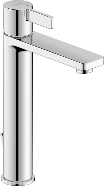 Duravit D-Neo single lever washbasin mixer L, projection 139 mm, with drain set, DE10300010