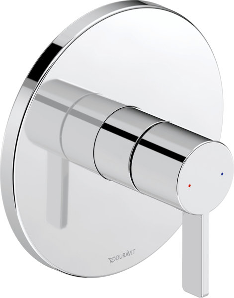 Duravit D-Neo single lever concealed shower mixer, 1 consumer, DE4210010010