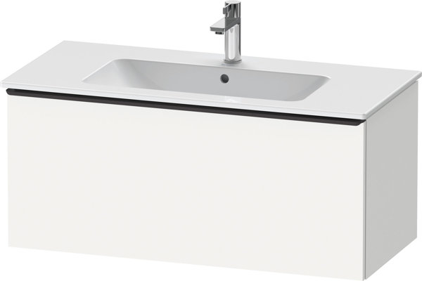 Duravit D-Neo, wall-mounted vanity unit, width 1010 x depth 462mm, 1x pull-out, with handle, DE42630