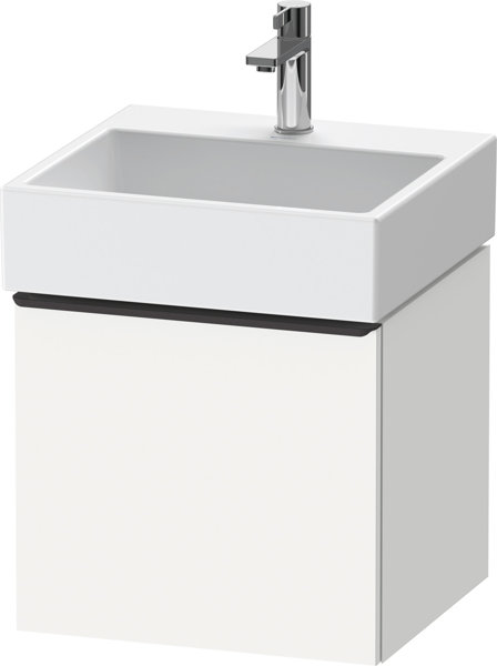 Duravit D-Neo, wall-mounted vanity unit, width 484 x depth 442mm, 1x pull-out, with handle, DE42700