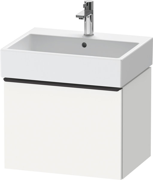 Duravit D-Neo, wall-mounted vanity unit, width 584 x depth 442mm, 1x pull-out, with handle, DE42710