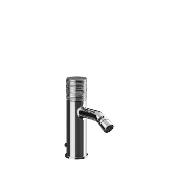 Gessi Habito bidet single lever mixer, with drain set, projection 111mm, table mounting, TRAME, 70307