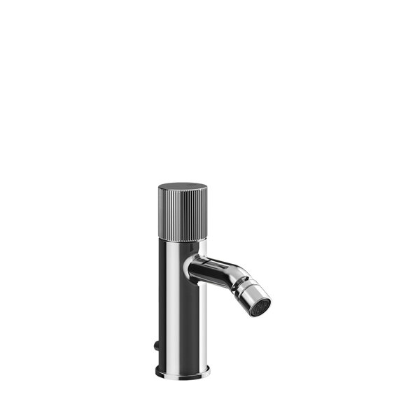 Gessi Habito bidet single lever mixer, with drain set, projection 111mm, table mounting, RIGATO, 70507