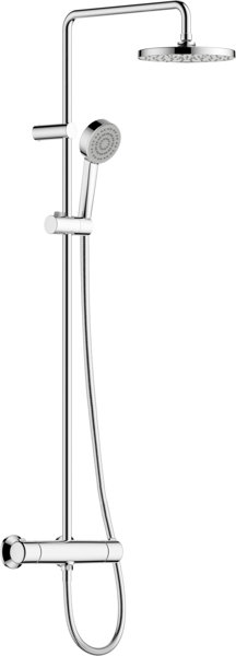 Hansa HANSABASIC rain shower mixer, shower set, chrome, 55350110