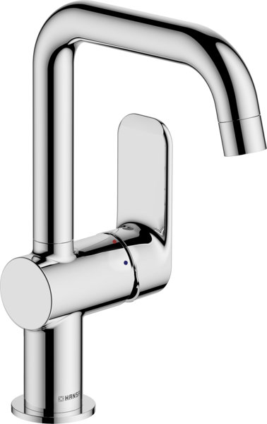 Hansa HANSABASIC basin mixer, 150 mm projection, chrome, 55542203