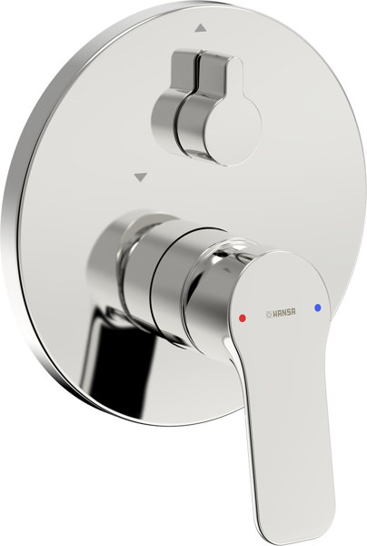 Hansa HANSABASIC bath and shower mixer, for concealed installation body, chrome, 80559003