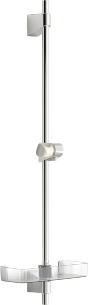 Hansa Hansabasicjet shower rod, L= 760 mm, D= 18 mm, soap dish, 44710300