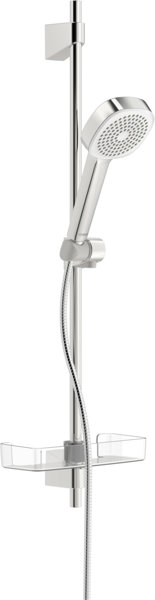 Hansa Hansabasicjet Style wall bar shower set, wall mounting, 1-jet, 720 mm, chrome