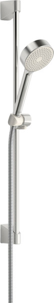 Hansa Hansabasicjet wall bar shower set, length 700 mm, anti-calc technology, 1-jet, diameter 95 mm, 44780213