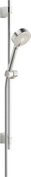 Hansa Hansabasicjet wall-mounted shower set, length 764 mm, anti-calc technology, eco flow, 3-jet, d...