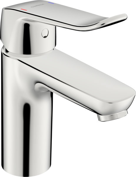 Hansa Hansacare basin mixer without pull rod, projection 114 mm, chrome, 46022206