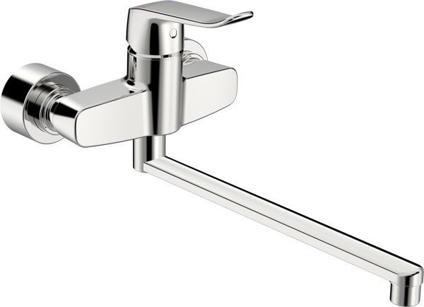 Hansa Hansaclinca basin mixer, 377 mm projection, chrome, 01546283