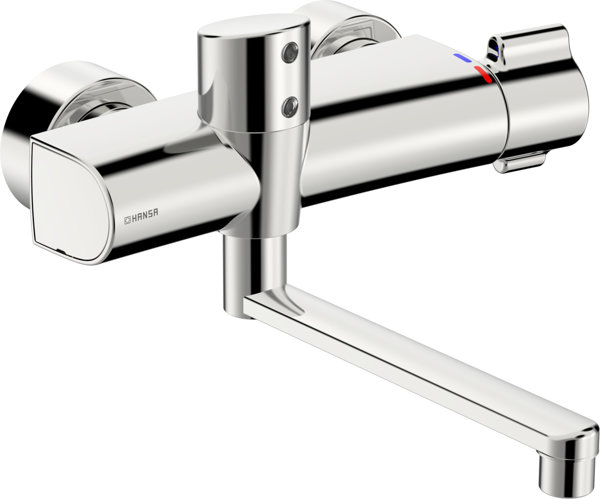 Hansa Hansaclinca Safety basin mixer, touch-free, 286 mm projection, chrome, 08866202