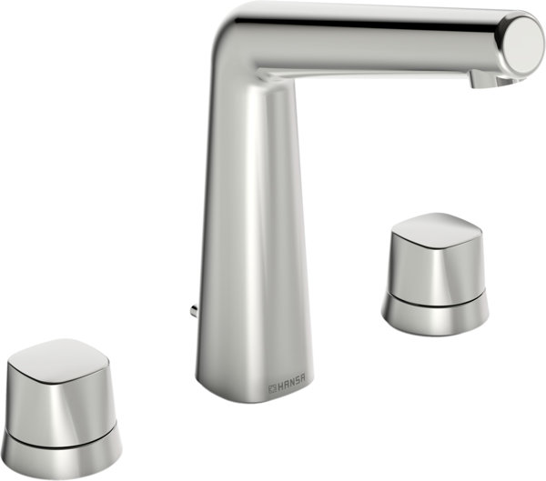 Hansa HANSADESIGNO Style basin mixer, 141mm projection, 51052183