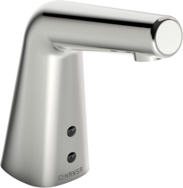 Hansa HANSADESIGNO Style washbasin tap 6V, Bluetooth, projection 100mm, 51932201