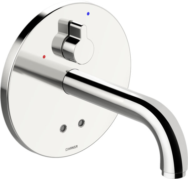 Hansa Hansaelectra washbasin tap, Bluetooth, touchless, projection 170 mm, 81812109