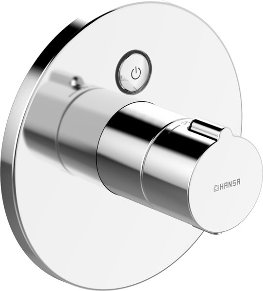 Hansa Hansaelectra shower fitting, wall mounted, battery operated, Bluetooth, 3 V, chrome, 81919009