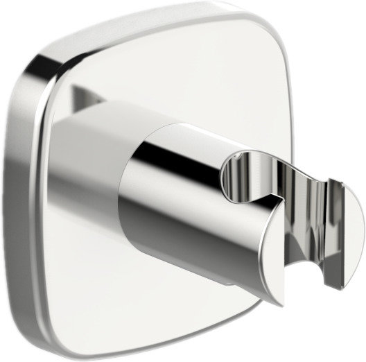 HANSA HANSALIVING shower holder, soft edge/round, chrome, 444401893