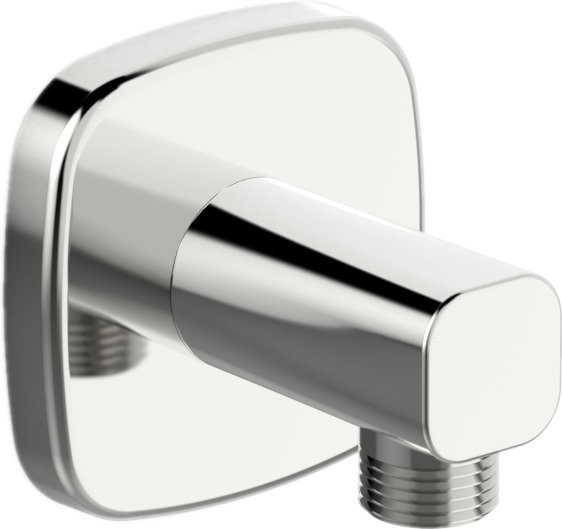 Hansa HANSALIVING wall connection elbow, soft edge, chrome, 51180183