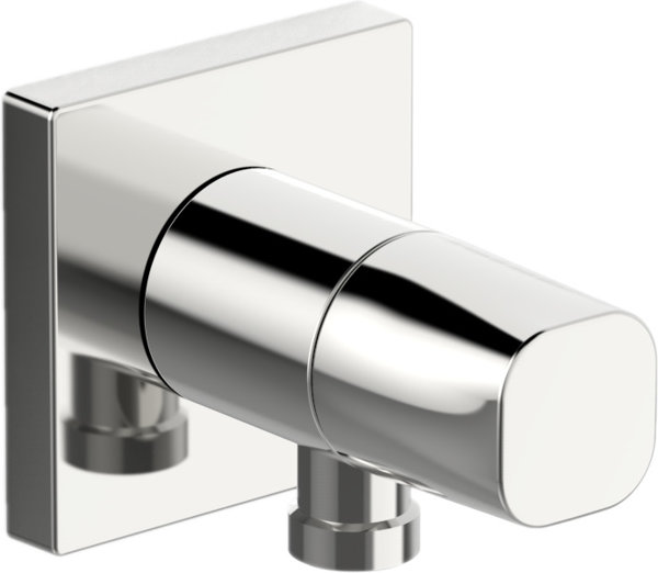 Hansa wall connection elbow, angular, 75x75 mm, chrome, 51570162