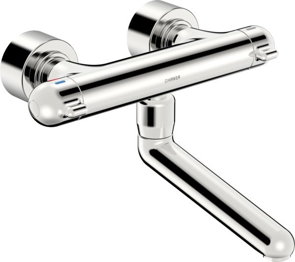 Hansa Hansamedipro protec basin mixer, 259 mm projection, chrome, 08302201