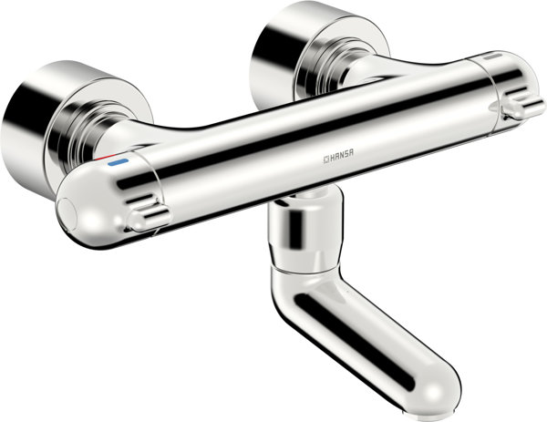 Hansa Hansamedipro Safety + basin mixer, projection 179 mm, chrome, 08302281