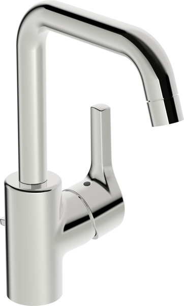 Hansa HANSAPALENO basin mixer, 152 mm projection, with pull rod, chrome, 56372203