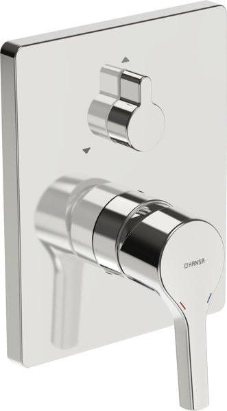 Hansa HANSAPALENO bath and shower mixer, concealed, with safety device chrome, 80503001