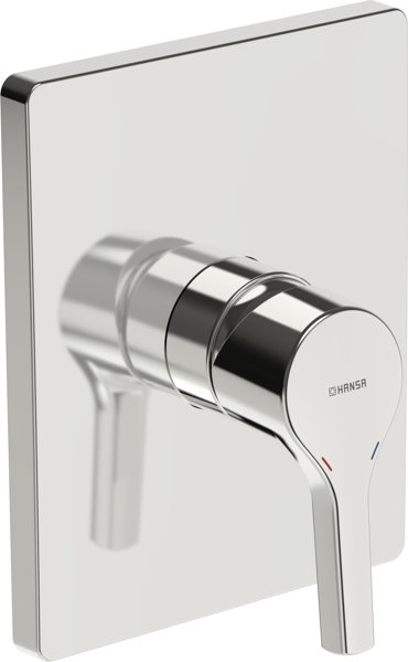 Hansa HANSAPALENO shower mixer, single lever mixer for concealed installation body, chrome, 80519001