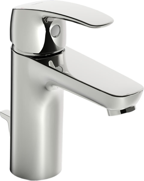 Hansa HANSAPINTO basin mixer, with drain set, projection 115 mm, 45012283