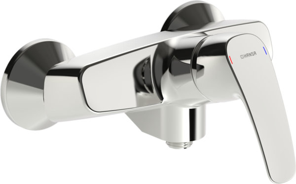 Hansa HANSAPINTO shower mixer, wall mounted, chrome, 45120183