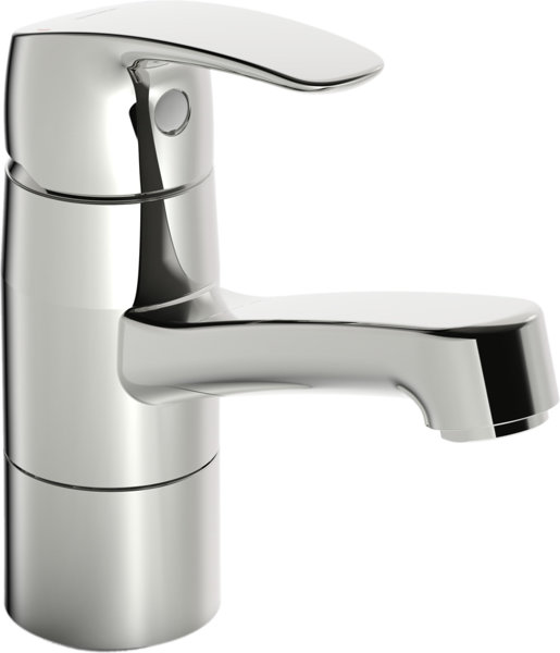 Hansa HANSAPINTO basin mixer, without drain set, projection 133 mm, 45152283