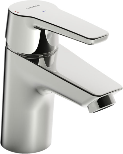 Hansa HANSAPOLO Eco single-lever basin mixer, without pop-up waste 4.2 l/min, projection 103mm, 5142...