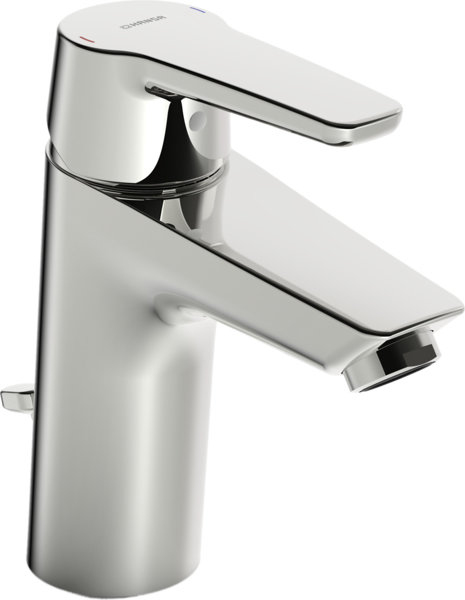 Hansa HANSAPOLO Eco single-lever basin mixer, 3.4 l / min., with drain set, projection 110mm, 51502293