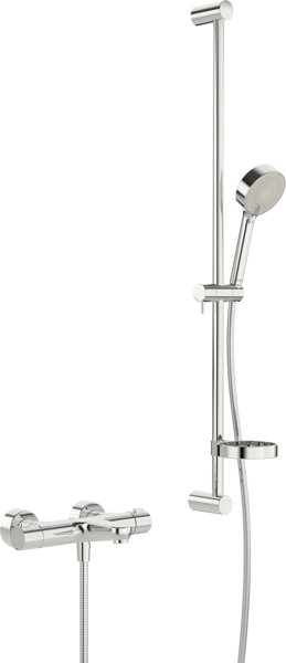 Hansa Hansaprisma bath and shower mixer, hand shower size, 95 mm, 3-jet, 48102131