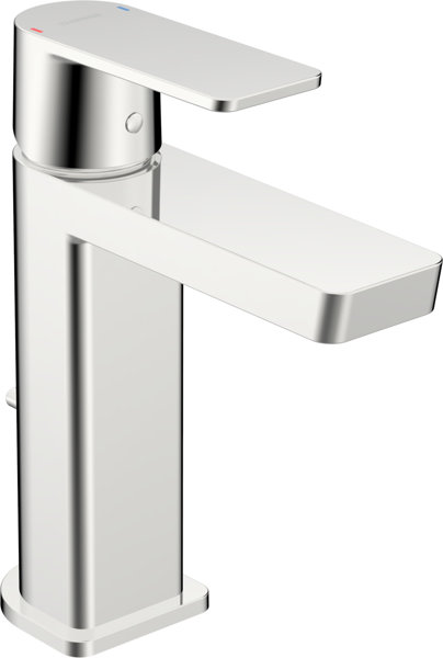 Hansa HANSASTELA single lever basin mixer, with pop-up waste, 134 mm projection, fixed spout, 57182273