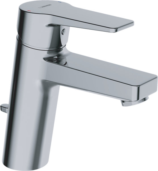 Hansa Hansatwist basin mixer, with drain set, projection: 123 mm, 09012283