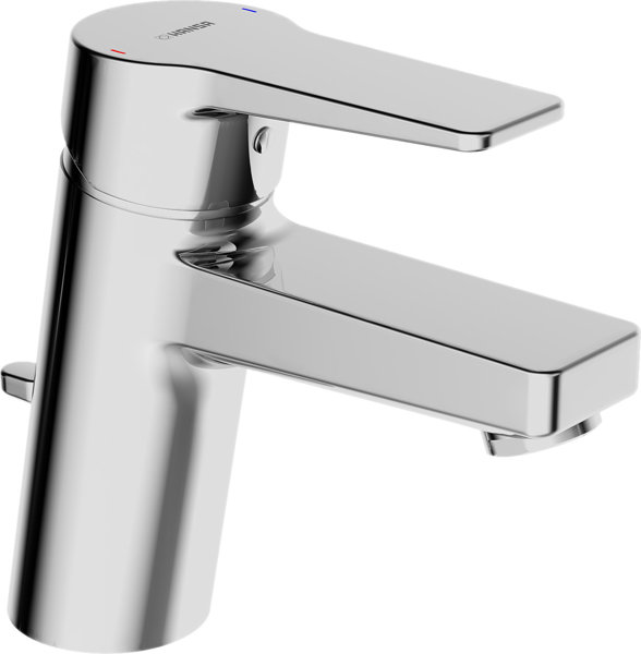 Hansa Hansatwist basin mixer, with drain set, connection: pressure hoses, projection: 121 mm, 09092283