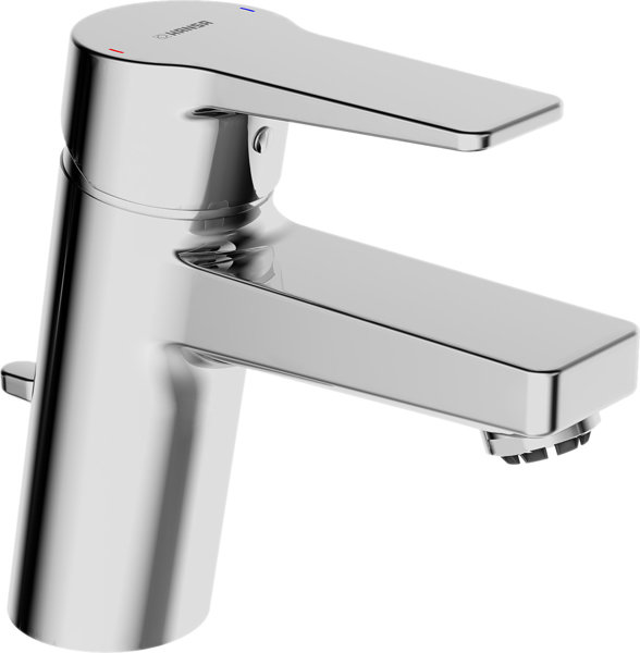 Hansa Hansatwist basin mixer, low pressure, with drain set, projection: 121 mm, 09131183