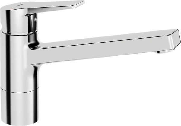 Hansa Hansatwist kitchen faucet, with safety device, swivel, projection: 199 mm, 09142283