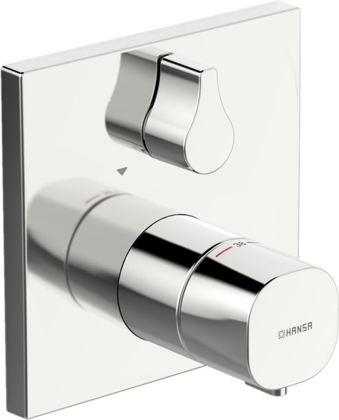 Hansa Hansaliving shower fitting, ready-mounted set, thermostat, concealed, 81139562