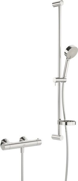 Hansa Hansaunita shower fitting, shower holding bar 952 mm, 3 jets, chrome, 48130131