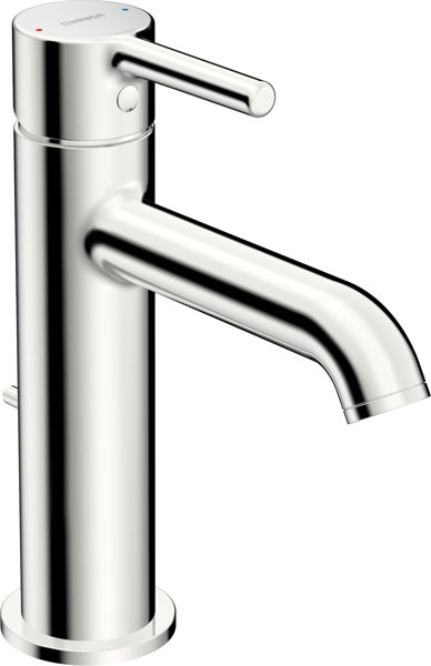 Hansa HANSAVANTIS Style basin mixer, low pressure, with drain set, 133 mm projection, 54381107