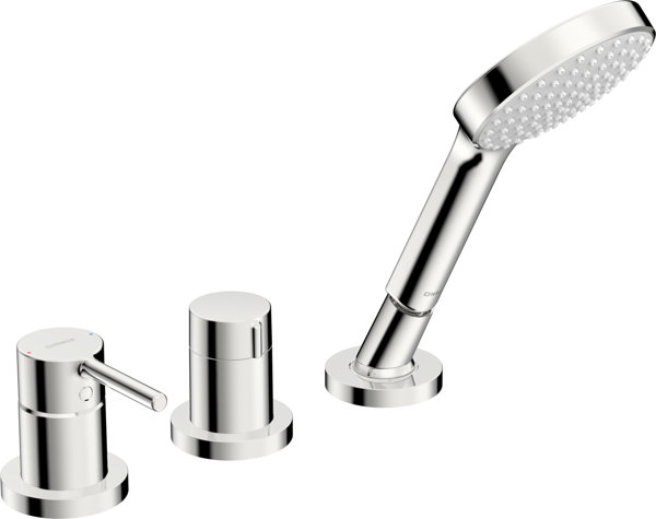 Hansa HANSAVANTIS Style bath mixer 3-hole, 54709007