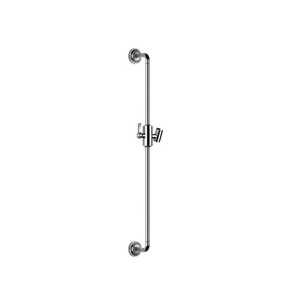 Gessi Venti20 shower rail with swivel shower holder, for separate hand shower, wall mounting, 65145