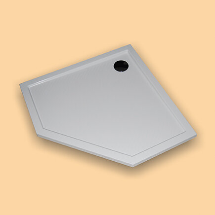 HÃ¼ppe Purano shower tray, 5-corner, 1000x1000mm, 210602055