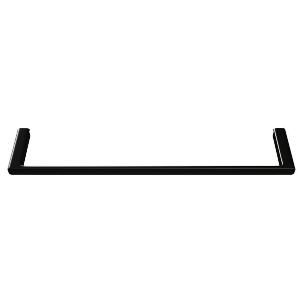 Burgbad Vry towel rail, black matt, width 440mm, ACJW001