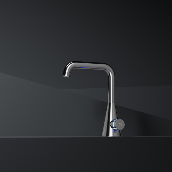 Steinberg Series 310 Iconic basin mixer electronic, without pop-up waste, projection 152mm, height 2...