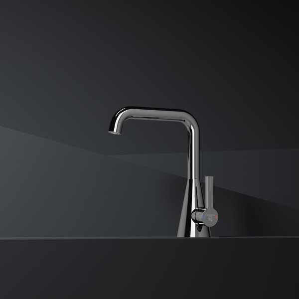 Steinberg Series 315 single lever basin mixer, with pop-up waste, projection 152mm, height 221mm, 31510