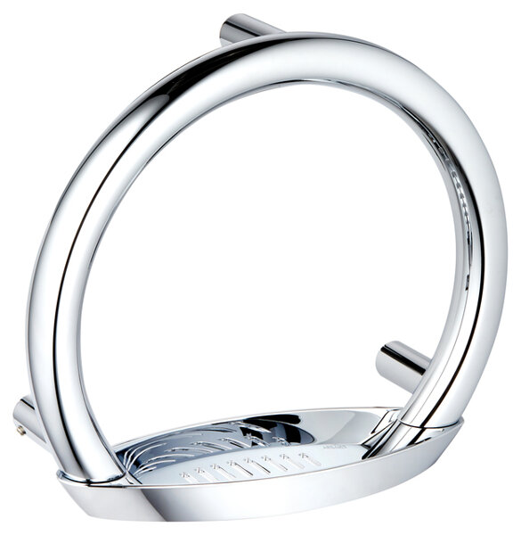 Keuco grab handle universal article 04909, complete with soap dish, chrome-plated, 300mm